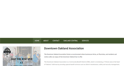 Desktop Screenshot of downtownoakland.org